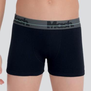 Imagem de Cueca infantil boxer algodão - MASH