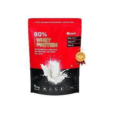 Imagem de Whey 80% Growth 1 Kg sabor sorvete de creme