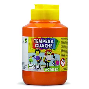 Imagem de Tempera Guache 250 ml, Acrilex, 020250517, Laranja