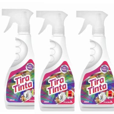Imagem de Kit3 Removedor de Tinta ProClean 500ml  Limpeza Profissional e Rápida 