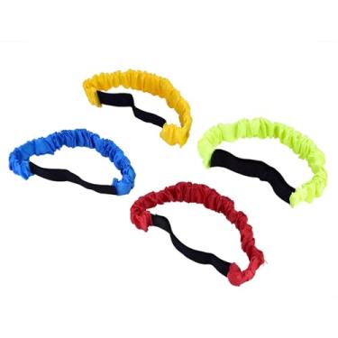 Imagem de KIMISS 4pcs de Três Pernas de Corda Elásticas para Bandas de Corrida Ajustáveis para Jogos de Coordenação Divertida