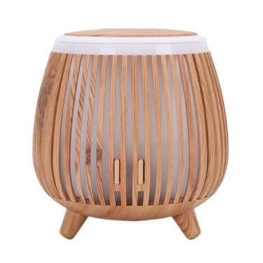 Imagem de Zerodis Difusor de óleo Essencial Difusores Difusor de Aromaterapia Umidificador Cool Mist Ultra Silencioso Com Desligamento Automático LED Alimentado por USB Luz Ambiente para Quarto de Casa