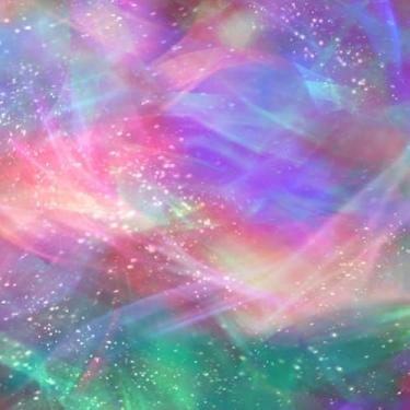 Imagem de Quadro Decorativo Colorido com Estampa de Arco-Íris e Estrelas para Quarto Infantil e Área de Lazer 30x30cm