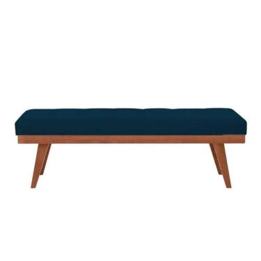 Imagem de Puff Recamier Valentin Veludo Azul