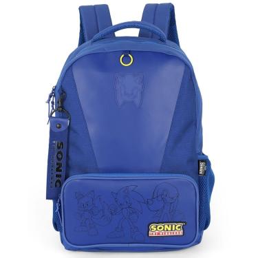 Imagem de Mochila de Costas Escolar Juvenil Sonic-Masculino