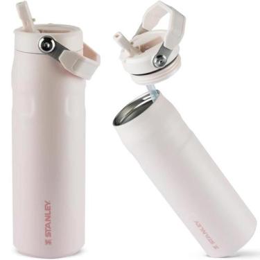 Imagem de Garrafa Térmica Stanley Flip Straw Rose 710ml 8657