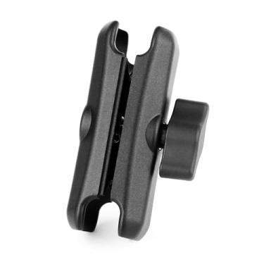 Imagem de GEPULY Braço médio de soquete duplo de alumínio - Comprimento total 9,6 cm compatível com RAM B Size Mounts Fish Finder Mount serve para todos os adaptadores de esfera padrão de 2,5 cm