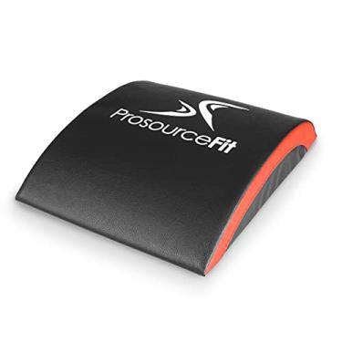 Imagem de ProsourceFit Abdominal AB Mat 38.1 cm x 30.5 cm High Density Core Trainer, preto/vermelho