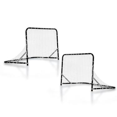 Imagem de 2 Traves de Gol de Futebol de Ferro infantil 66x45 cm Golzinho Mini Gol