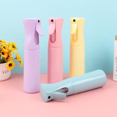 Imagem de Borrifador Spray Profissional Pulverizador Névoa Contínua Plástico 200ml 19.5cm x 5.5cm Salões de Beleza Jardinagem Uso Doméstico Cor Sortido