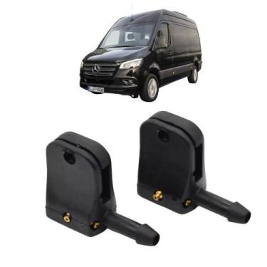 Imagem de Par Bico Brucutu Agua Esguicho Parabrisa Mercedes Sprinter - Reposição