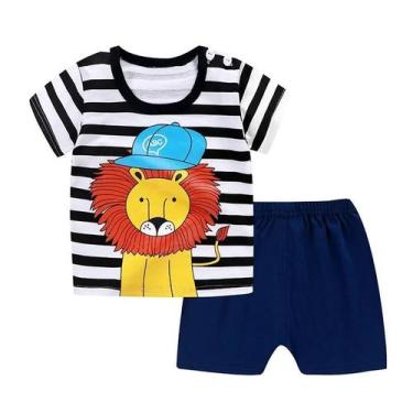 Imagem de Conjunto de Roupa Infantil Verão Winnie Pooh - 2 Peças (Menino), 90(1-