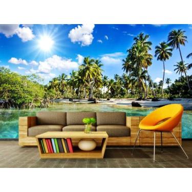 Imagem de Papel de Parede Praia 18 - Voce Decorando