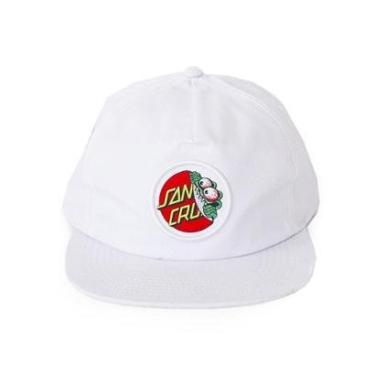Imagem de Boné Santa Cruz Snapback Beware Dot - Branco-Unissex