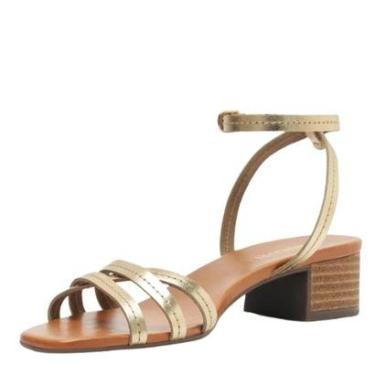 Imagem de Sandália Anacapri Tiras Pespontos Salto-Feminino