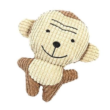 Imagem de Naroote Brinquedos de Pelúcia para Cães Brinquedo Interativo Resistente à Mordida Durável para Proprietários de Cães e Gatos Material de Pelúcia (Macaco Marrom)