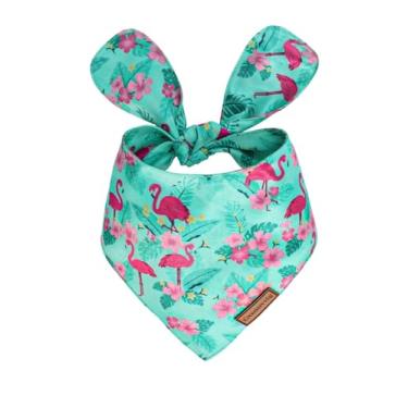 Imagem de Qxsnuvvlg Bandana de aniversário para cães, bandana luxuosa feita à mão com camada dupla para cães pequenos, médios e grandes, polaina de pescoço de poliéster macio de seda para festa de aniversário