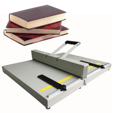 Imagem de LMJYU Máquina dobrável de papel, 350/450 mm, máquina de vinco manual com régua de posicionamento para cartões, brochuras e fotos 450 (450)