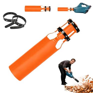 Imagem de Impulsionador de ar do soprador de folhas, acessório universal do bocal do soprador de folhas, extensão de 2 sopradores de folhas serve para bocal de 5 a 10 cm, artefato de limpeza de gramado e