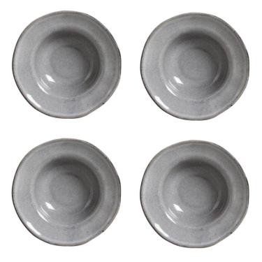 Imagem de Conjunto De Pratos Para Entrada/sobremesa 04 Peças Orgânico Dust Porto Brasil