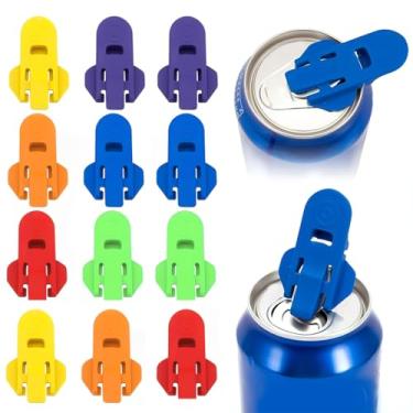 Imagem de Conjunto de abridor de latas de bebidas de 12 peças, adequado para cerveja e bebidas de alumínio.