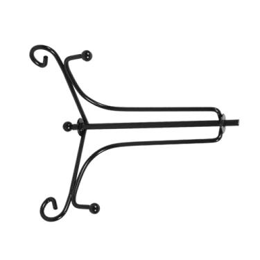 Imagem de GLOGLOW Placas e Molduras para Fotos de Necessidades Diárias, 12 Polegadas, Preto, Cavalete Resistente para Decoração de Casa e Suporte de Exibição de Ferro Artístico para Nan (4 polegadas (ID de 102 mm, espessura de 3,8 mm))