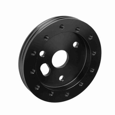 Imagem de Mingzhe Almofada Espaçadora de Cubo de 3 Furos 0,5 pol. para Adaptador Volante, Espaçador Alumínio Boleto Polido, Diâmetro 3,5 pol., Aplicação Universal, Fabricação (Preta)