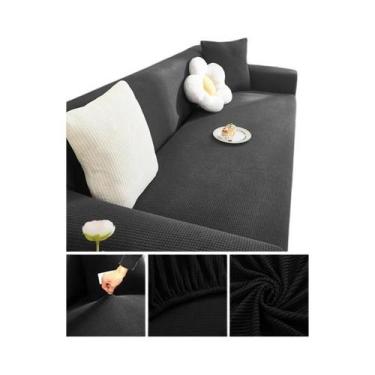 Imagem de Capa De Sofá Jacquard Elástica Para Sofás De 1, 2, 3 E 4 Lugares, Capa