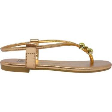 Imagem de Sandália Dedo Feminina Rasteira Casual Dia a Dia Passeio Trabalho Verão Conforto Moleca 5557.101-Feminino