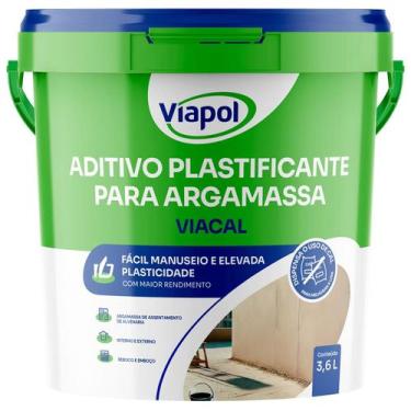 Imagem de Viacal Viapol Aditivo Plastificante 3,6 Litros