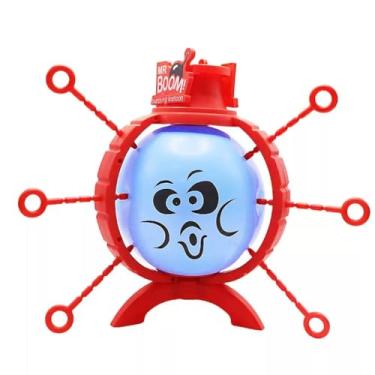 Imagem de AALFA Balloon Blast Party Game Set, Family Fun Tabletop Game with 10 Balloons, 9 Sticks, Dice, Stand, Red Frame (Enhanced Version)