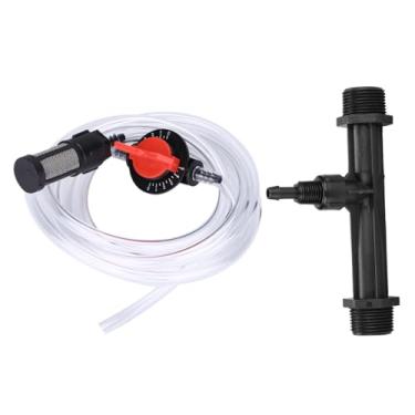Imagem de Cocoarm Kit de Dispositivo de Irrigação G3/4 do Injetor de Fertilizante de Jardim para Injeção de Fertilizante Líquido Injetor de + Interruptor + Filtro + Tubo de água,