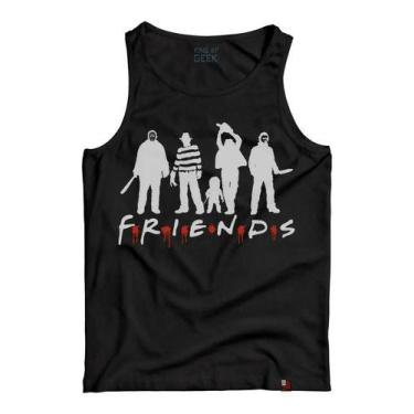 Imagem de Camiseta Regata Jason Freddy Krueger Friends Terror Camisa - M&R Store