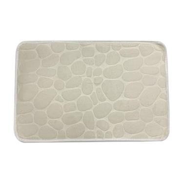 Imagem de Kit Tapete Soft Antiderrapante para Banheiro, Sala e Quarto com Diversas Cores 40cm x 60cm(KIT1-Bege)
