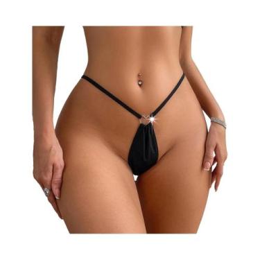 Imagem de Lingerie Íntima Sexy T-back Feminina Com Design Confortável E Amoroso 