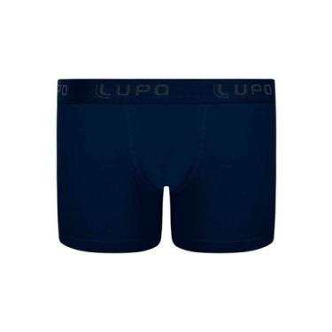Imagem de Cueca boxer lupinho 150-002 infantil - Lupo, GG, Azul marinho