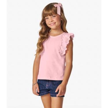 Imagem de Conjunto Infantil Blusa Com Shorts Trick Nick Rosa, 6, Rosa