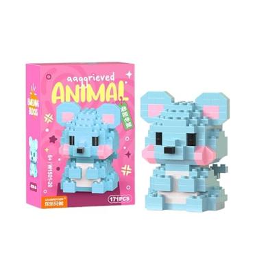 Imagem de Estatueta DIY de festa no zoológico da primavera (Mousie) – Decoração peculiar de férias para mesa, prateleira ou exibição de Páscoa