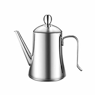 Imagem de Molho sem gotejamento vinagre oliva casa grande capacidade aço inoxidável garrafa dispensador de óleo fácil cozinha armazenamento pote despejar (tamanho: grande) ()