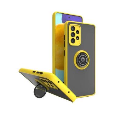 Imagem de Capa Magnética Antichoque Com Suporte De Anel Para Samsung Galaxy A73 