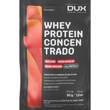 Imagem de Whey Protein 100% Concentrado Sabor Chocolate Sachê de 30 g-Dux Human 