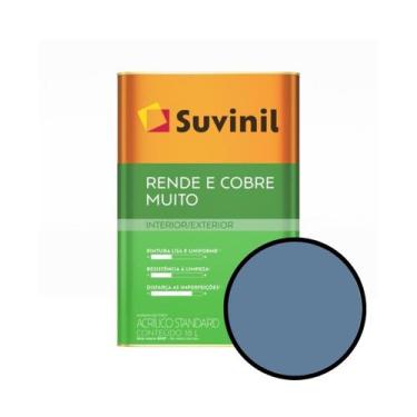 Imagem de Tinta Acrílica Fosca Suvinil Rende Muito Jeans Lavado 18L - SUVINIL ST