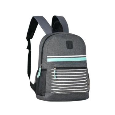 Imagem de Mochila De Costas Bolsa Masculina Listra Moderna Escolar Faculdade E T