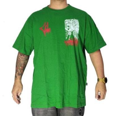 Imagem de Camiseta Chronic Big Quebradas Oversize Verde 3776-Masculino