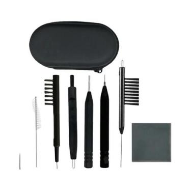Imagem de Kit De Limpeza Para Aparelhos Auditivos 9 Peças: Escova, Limpador De V