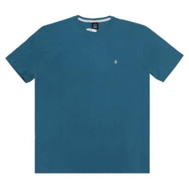 Imagem de Camiseta Volcom Stone Blanks - Azul-Masculino