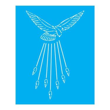 Imagem de Stencil Tamako Pomba - 20X25Cm - Ref B700