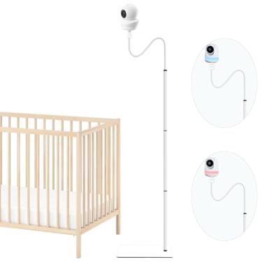 Imagem de Derebir Suporte para monitor de bebê de 1,74 cm compatível com Babysense HD S2 / Max View Baby Cameras, suporte para câmera de bebê (câmera não incluída)