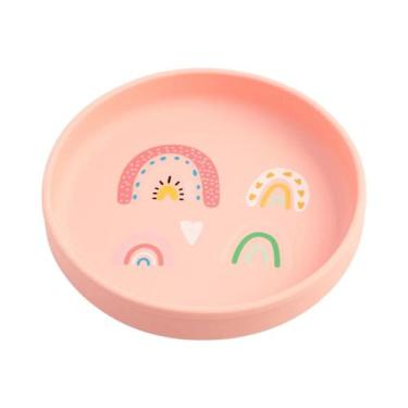 Imagem de Prato De Silicone Dinossauro Para Bebês, Livre De BPA, Bandeja De Comi