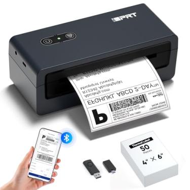 Imagem de iDPRT Impressora de etiquetas de envio 4x6 Bluetooth sem fio – Impressora térmica móvel para pequenas empresas, compatível com iPhone, Android, Windows, macOS, suporta Amazon, Ebay, Walmart, FedEx